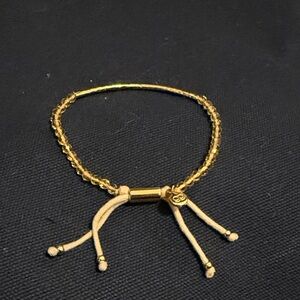 Gorjana Gold and Tan Bracelet